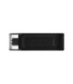 MEMÓRIA USB-C DE 64 GB 3.2 KINGSTON DT70 PRETO