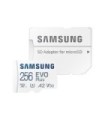 MEM MICRO SDXC 256GB SAMSUNG EVO MAIS BRANCO