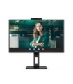 Monitor Profesional AOC Q27P3CW 27'/ QHD/ Webcam/ Multimedia/ Regulable en altura/ Negro