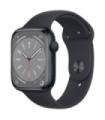 Apple Watch Series 8 GPS 45 mm en aluminium noir (minuit) et bracelet sport noir MP6N3TY/A
