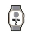 Apple Watch Ultra 2/ GPS/ Cellulare/ 49 mm/ Cassa in titanio/ Cinturino Trail Loop verde/grigio S/M