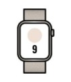 Apple Watch Series 9/ GPS/ 45mm/ Caja de Aluminio Blanco Estrella/ Correa Deportiva Loop Blanco Estrella