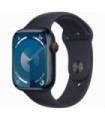 Apple Watch Series 9 GPS 45 mm alumínio preto e pulseira esportiva preta MR9C3QL/A - tamanho M/L