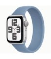 Apple Watch SE (2ª Gen) 2023 GPS 40mm Aluminio Plata (Silver) y Correa Deportiva Loop Azul (Winter Blue)
