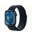 Apple Watch Series 9 GPS 41 mm Bracelet sport en aluminium et boucle noire (minuit) MR8Y3QL/A