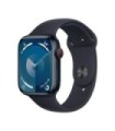 Apple Watch Series 9 GPS 41 mm Aluminum and Black Sports Strap (Midnight) MR8X3QC - Size M/L
