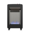 Indoor gas stove. fold blue flame long black fulmo