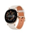 Huawei Watch GT 3 42mm Elegante edizione oro con cinturino in pelle bianca