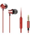 Intraoural headphones Aiwa ESTM-50RD/ with microphone/ Jack 3.5/ Red