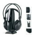 Cuffie wireless Fonestar FA-8060 + Stazione base FA-8055T / Radiofrequenza / Jack 3.5 / Nero