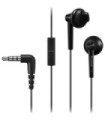 Fones de ouvido intra-auriculares Panasonic RP-TCM55 / com microfone / entrada 3,5 / preto