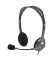 Fones de ouvido Logitech H111/ com microfone/ Jack 3.5/ preto