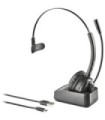 NGS Buzz Blab Wireless Headphone with Charging Base/ with Microphone/ Bluetooth/ Black