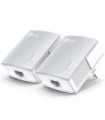 Adaptador Powerline TPLink TL-PA4010Kit 600Mbps/ Alcance 300m/ Pack de 2