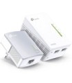 Adaptador Powerline TPLink WPA4221KIT 600Mbps/ Alcance 300m/ Pack de 2