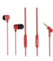 Auriculares Intrauditivos Aiwa ESTM-30RD/ con Micrófono/ Jack 3.5/ Rojo