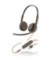 Auriculares HP-POLY Plantronics Blackwire C3225/ con Micrófono/ Jack 3.5/ USB/ Negros