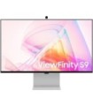 Smart Monitor Samsung ViewFinity S9 S27C902PAU 27'/ 5K/ Smart TV/ Webcam/ Multimedia/ Regulable en altura/ Plata