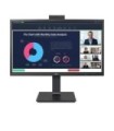 Monitor Profesional LG 24BP75CP-B 23.8'/ Full HD/ Webcam/ Multimedia/ Regulable en altura/ Negro