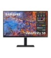 Monitor Profesional Samsung ViewFinity S8 S27B800PXU 27'/ 4K/ Regulable en altura/ Negro