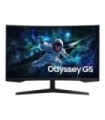 Monitor Gaming Curvo Samsung Odyssey G5 S27CG554EU 27'/ QHD/ 1ms/ 165Hz/ VA/ Negro