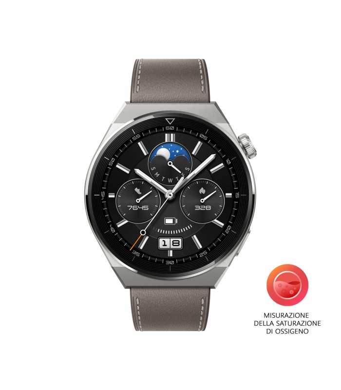 Huawei Watch GT3 Pro 46mm (Odin-B19V) Titan, cinza