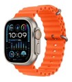 Apple Watch Ultra 2 49mm Titan Case Orange Ocean Band