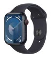 Apple Watch 9 Alu Case 45mm bande de sport de minuit S/M