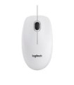 RATÓN ÓPTICO LOGITECH B100 BLANCO