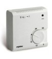 Thermostat électronique à détente de gaz série "teg" avec veilleuse et sélecteur "marche/arrêt", poiré blanc